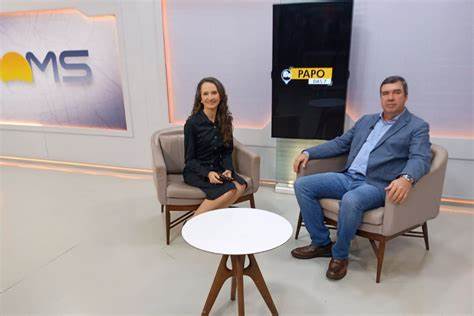 Governador do MS Eduardo Riedel em entrevista a TV Morena Afiliada da Rede Globo