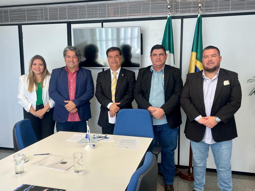 Dr. Lúcio Costa em visita á Brasília. Foto: Divulgação