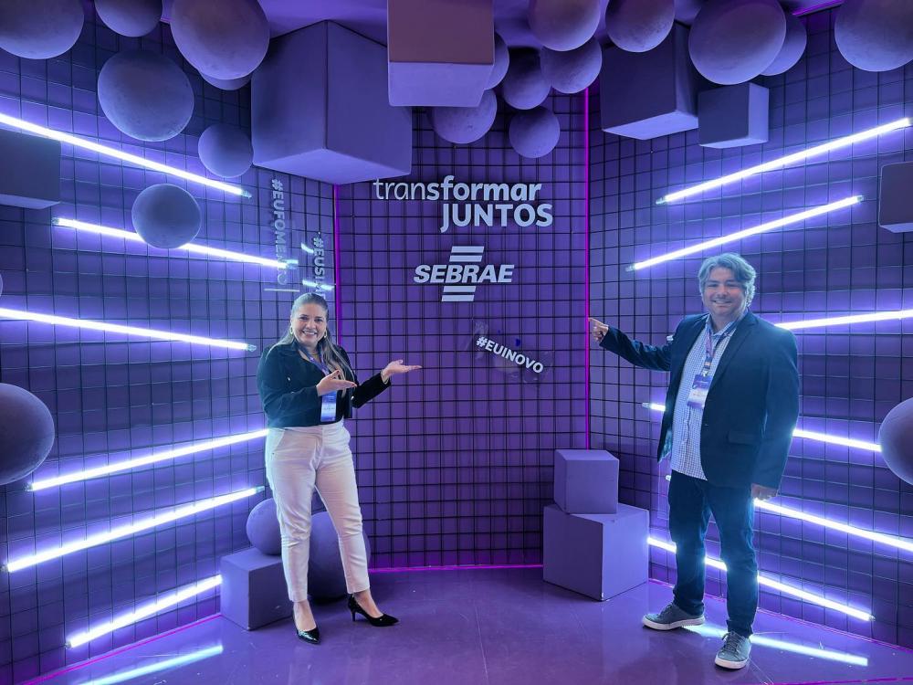 Dr. Lúcio Costa e primeira-dama Dixie Costa na edição 2023 do Sebrae - transformando Juntos