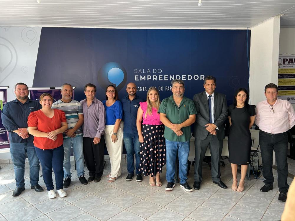 A Sala do Empreendedor, uma iniciativa conjunta entre a Prefeitura Municipal de Santa Rita do Pardo e o SEBRAE