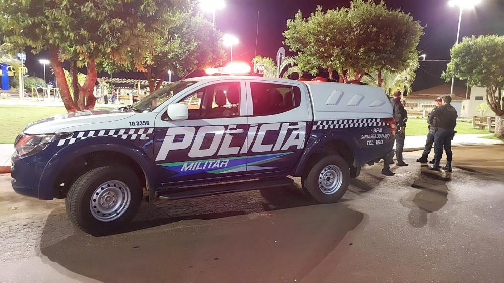 O homem foi preso e a arma apreendida pela PM - Foto: Cenário MS