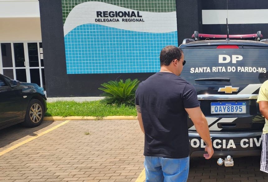 Preso foi trazido para DAM de Bataguassu - Foto: Polícia Civil