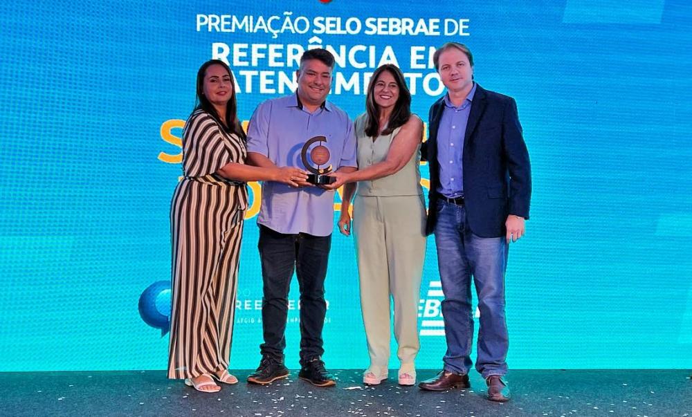 Santa Rita do Pardo foi agraciada com o Selo Bronze de Excelência em Atendimento pelo Sebrae