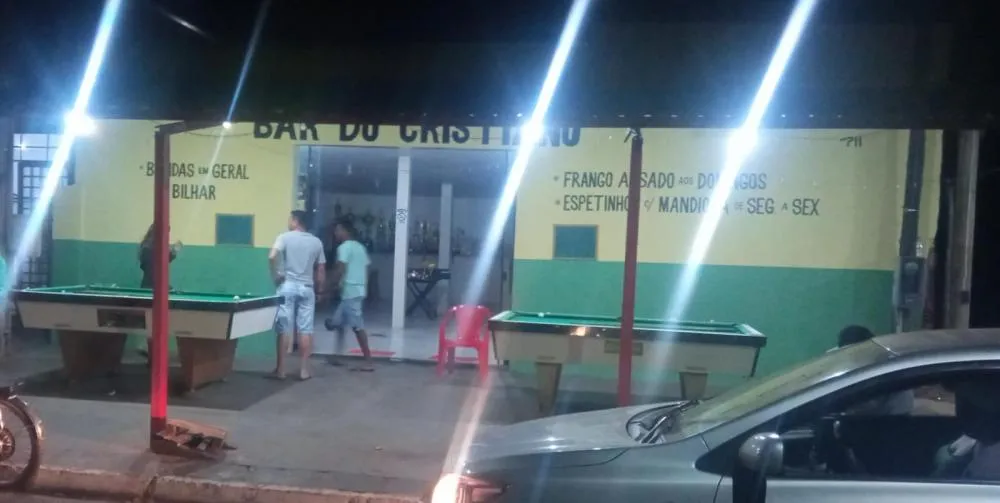 Local do crime, após o homicídio de Deusdedit. O autor esta foragido - Foto: Cenário MS