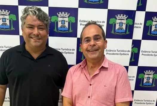  Prefeito de Santa Rita do Pardo, Dr. Lúcio Costa, realizou visita ao prefeito de Presidente Epitácio, André Lima. 