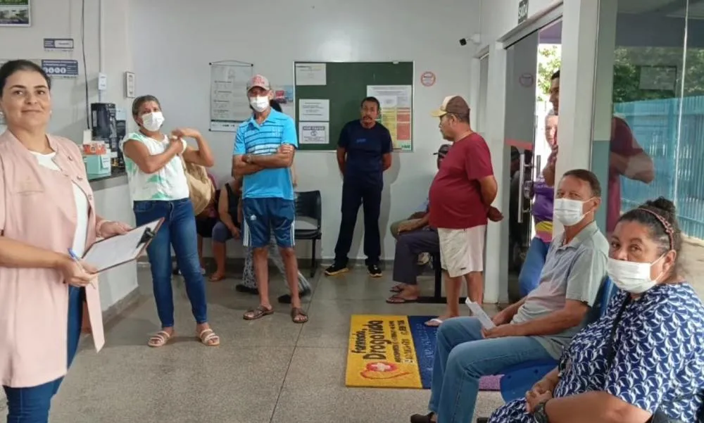 O evento contou com a participação da médica Drª. Thâmara e do psicólogo Gilcemar