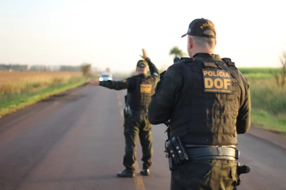 O homem foi encaminhado para a Delegacia da Polícia Civil de Santa Rita do Pardo. - Foto: DOFMS.