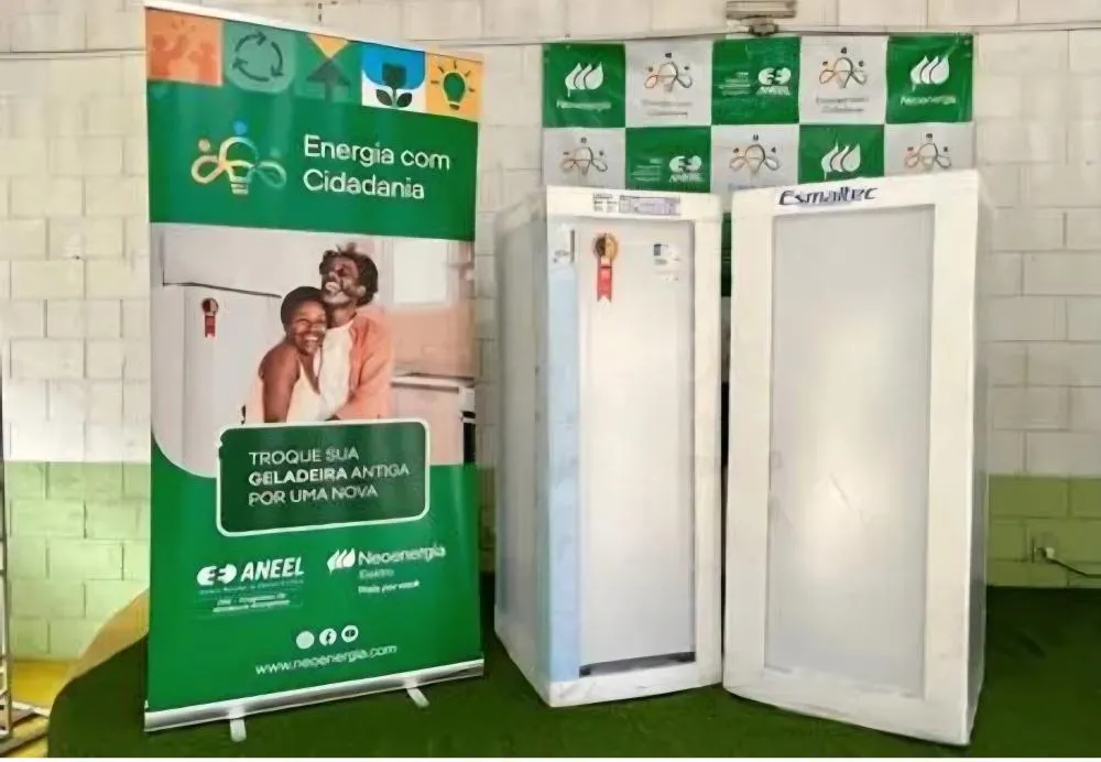 Projeto de eficiência energética troca geladeiras antigas por modelos mais econômicos em Brasilândia e Santa Rita do Pardo