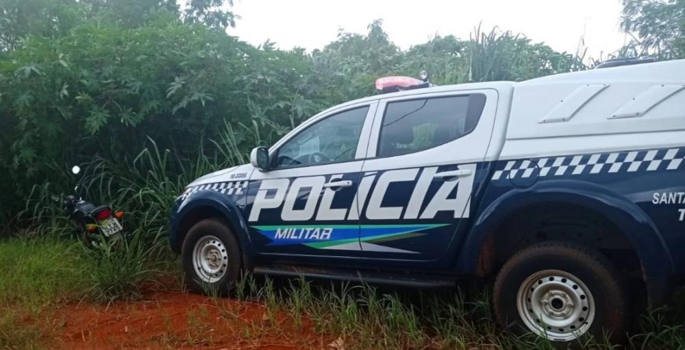 Moto foi recuperada pela Polícia Militar - Foto: Divulgação